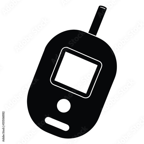 mobile phone with green screen