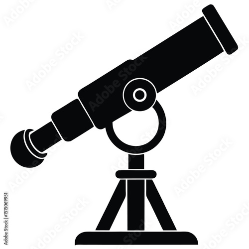 telescope icon vector illustration