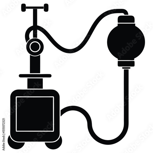 vector illustration of a gas pump