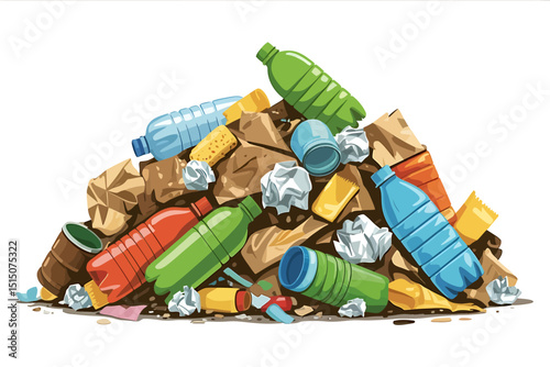 A Chaotic Pile of Waste Exploring the Environmental Impact of Trash Accumulation
