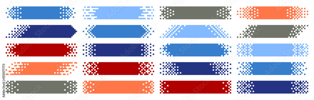 Photography Pixel art banners