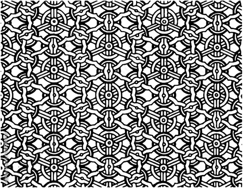 Chinese classical patterned border vector illustration