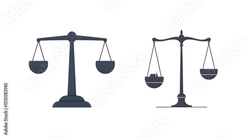 scales of justice set