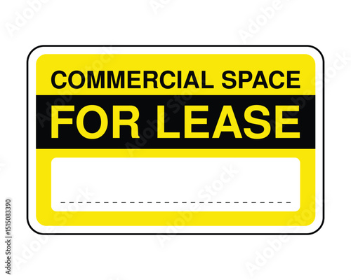 Download Commercial Space for Lease Sign - High-Quality Stock Image for Property Listings and Business Opportunities