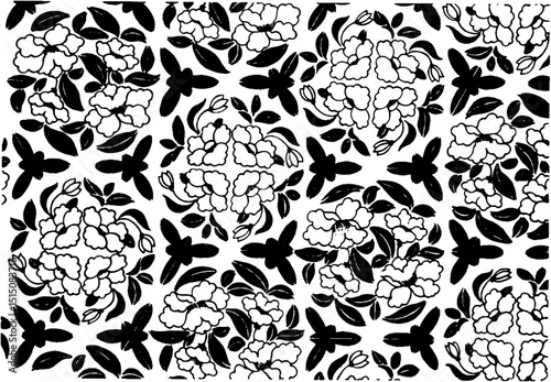 Chinese classical patterned border vector illustration