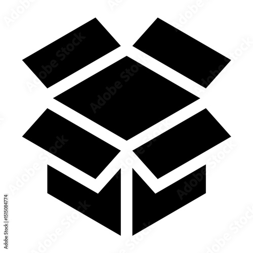 box icon symbol. Vector image
