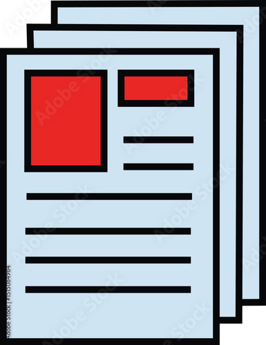 Recruitment icon for web designof colorful icon isolated on white background