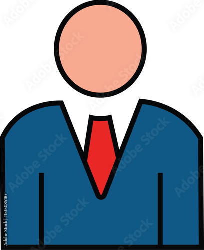 Recruitment icon for web designof colorful icon isolated on white background
