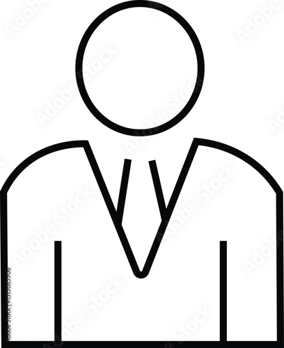 Recruitment icon for web design isolated on white background