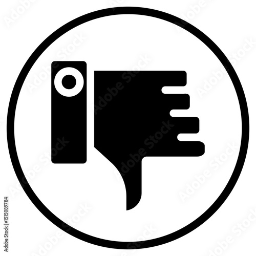dislike vector icon