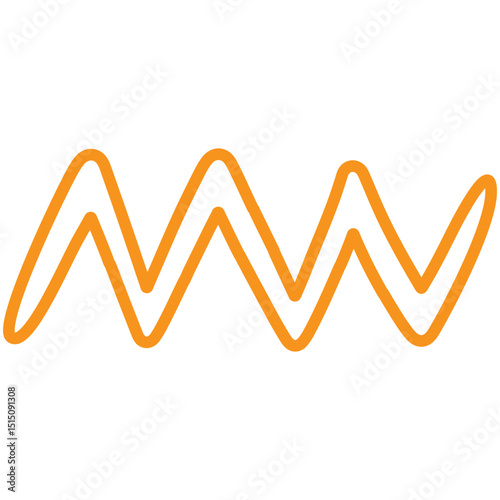 zig-zag abstract line