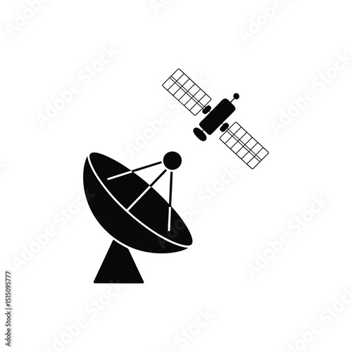Cable network vector art illustration