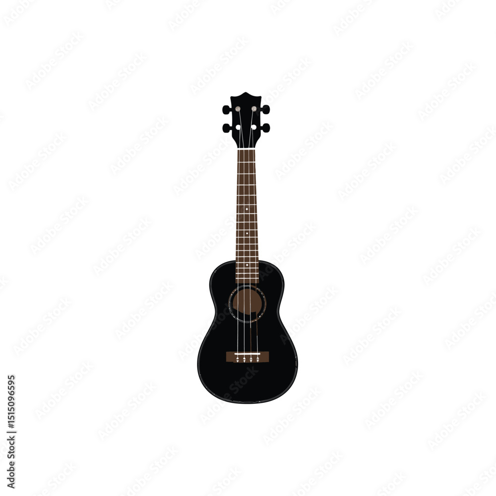 Fototapeta premium Beautiful guitar vector art illustration 
