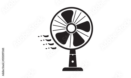 Electric Fan with Air Flow