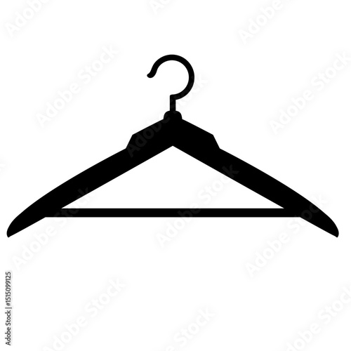Flat Vector Clothes Hanger Set – Diverse Wardrobe and Laundry Designs