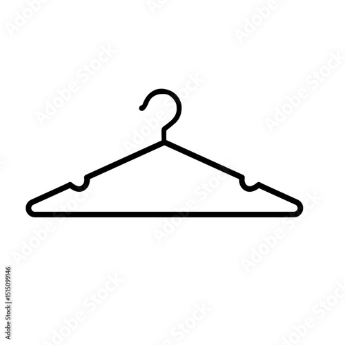 Flat Vector Clothes Hanger Set – Diverse Wardrobe and Laundry Designs