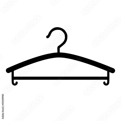 Flat Vector Clothes Hanger Set – Diverse Wardrobe and Laundry Designs