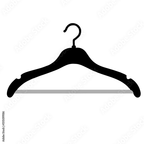 Flat Vector Clothes Hanger Set – Diverse Wardrobe and Laundry Designs