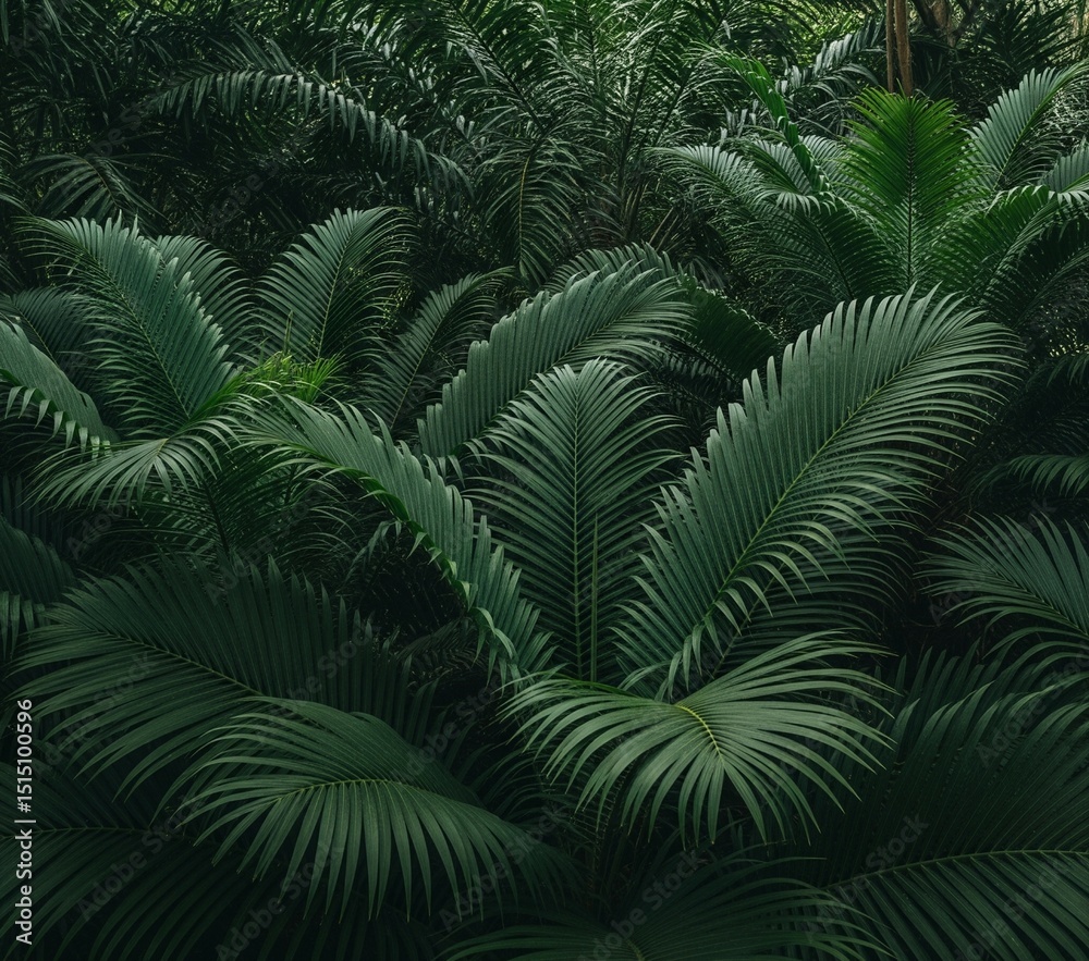 Foto fern leaves in the forest
