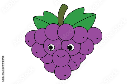 vector illustration of a raspberry