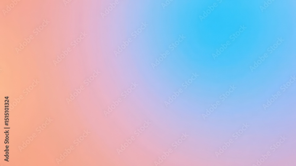 Obraz premium Subtle shifts in gradient hues create a calming and cheerful backdrop suitable for presentations, social media or design projects