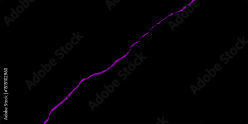 Abstract Purple crack wall design on black background. Abstract marble stone texture nice veins details. high resolution for background.