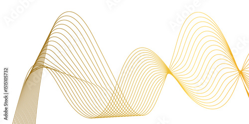 Vector Illustration of the blue pattern of lines. stripes on white. Stylized line art background. Vector illustration. 