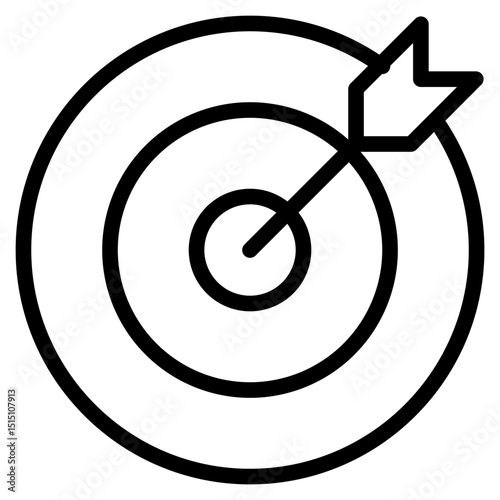 Target icon in vector illustration