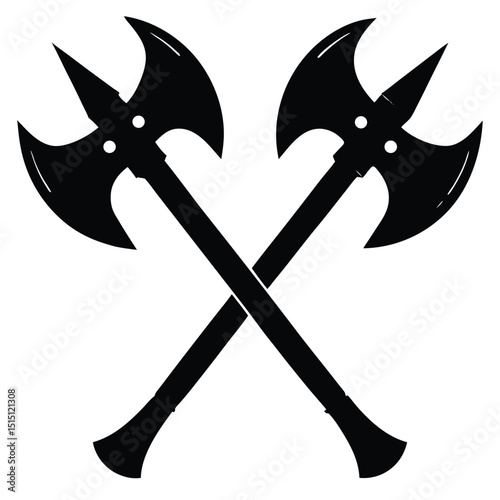two crossed swords