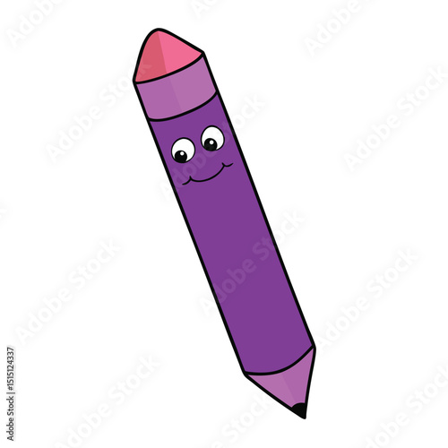 pink pencil with eraser