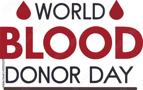 World Blood Donor Day background concept. Vector illustration.