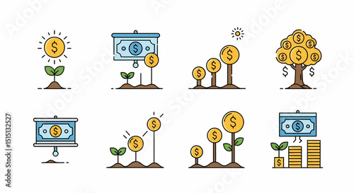 Illustrative Concepts of Financial Growth, Investment, and Business Development
