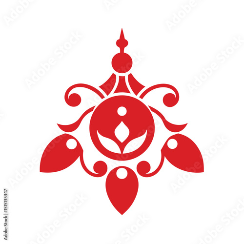 ornaments vector art on white background