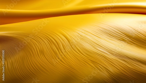 a close up of a glossy yellow surface showcasing its smooth texture and vibrant color