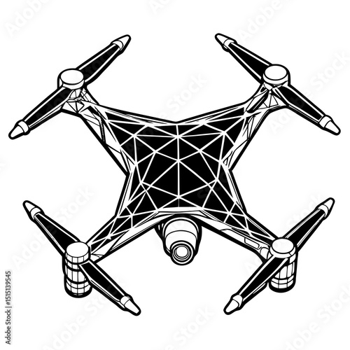 Unmanned Surveillance Drone": clearly defines the subject