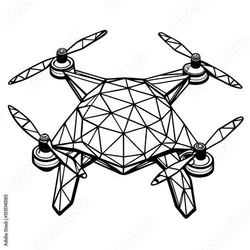 Unmanned Surveillance Drone": clearly defines the subject