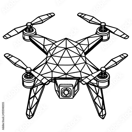 Unmanned Surveillance Drone": clearly defines the subject