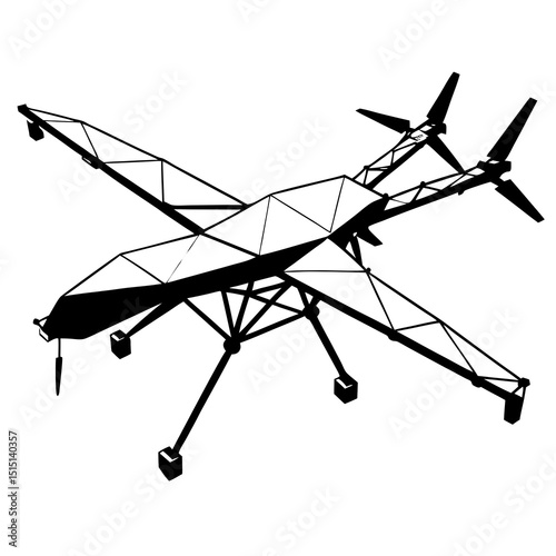 Unmanned Surveillance Drone": clearly defines the subject