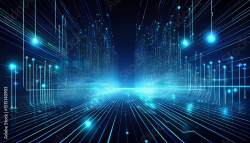 digital background perfect for tech processes neural networks artificial intelligence data transfer and security background for digital storage multimedia presentations