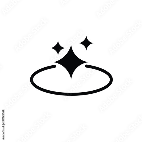 Clean surface icon  easy cleaning  thin line symbol  editable stroke.