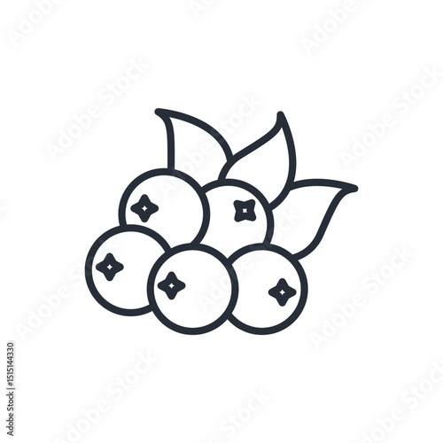 cranberry icon collection .design style with background
