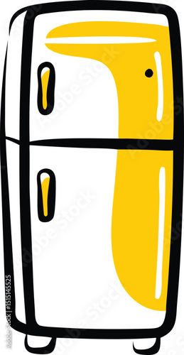 Refrigerator vector illustration