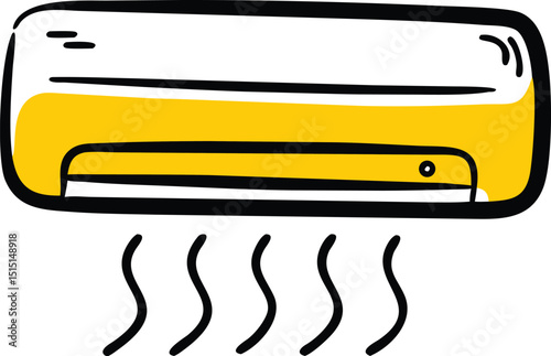 Air conditioner vector illustration