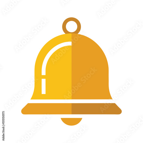 bell vector art on white background