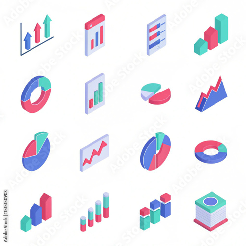 Wallpaper Mural vector sheet of business icons Torontodigital.ca