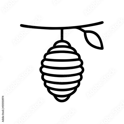 vector illustration of a bee