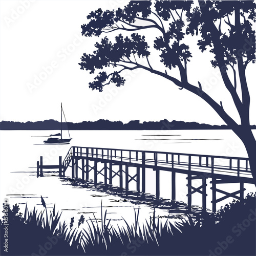 bridge over the river