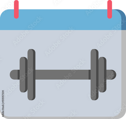 Gym Time Flat Icon