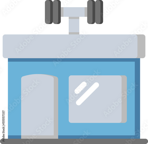 Gym Place Flat Icon