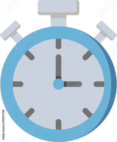 Stopwatch Flat Icon